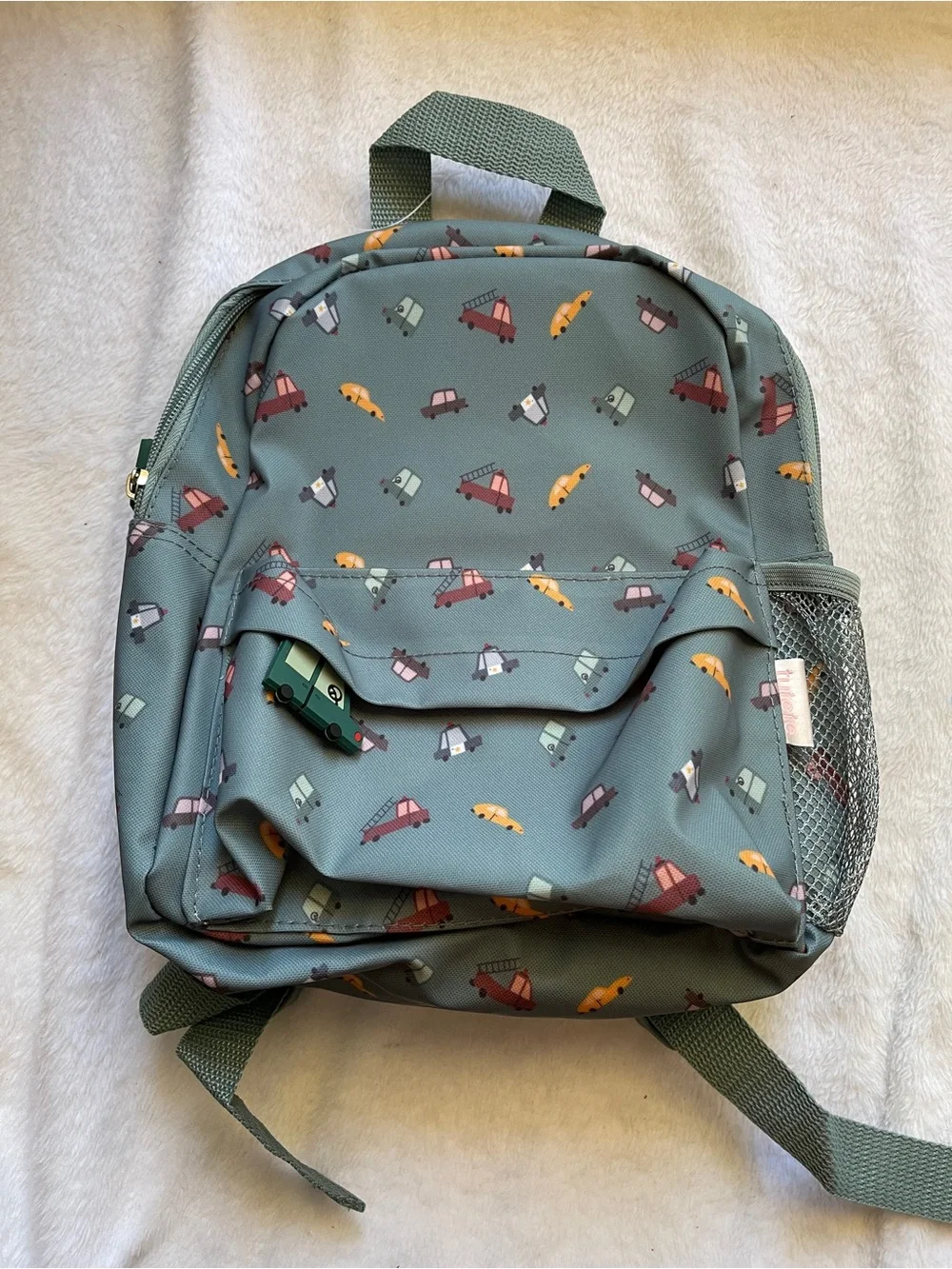 NWOT Tutete City Cars Preschool Backpack Toddler Daycare Kindergarten 10 in